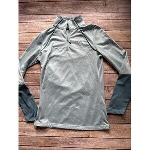 The North Face Women Canyonlands 1/4 Zip Fleece Pullover Jackets Small Teal